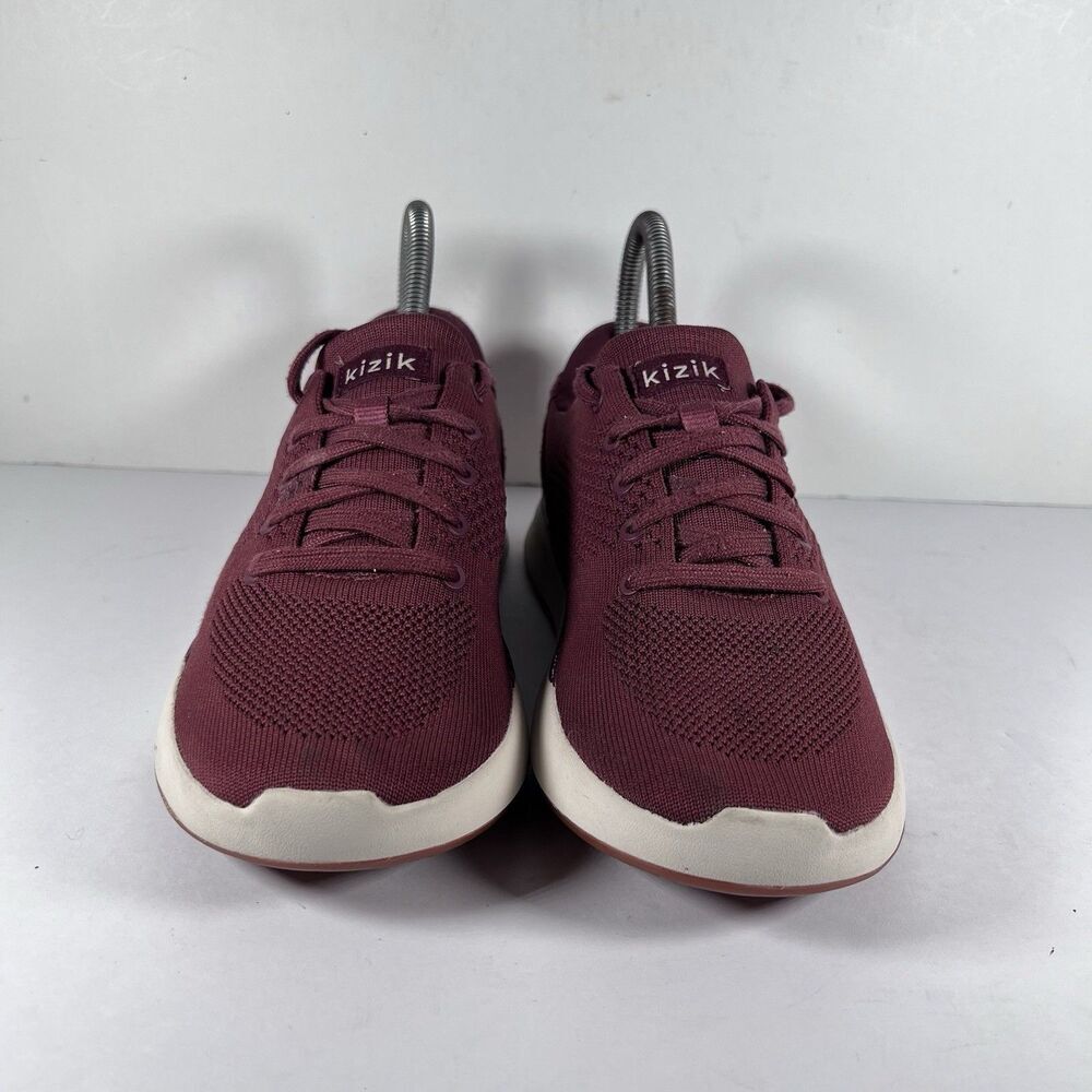 Kizik Lima Red Hands Free Lace Up Shoes Sneakers Women's Size 6.5 - Picture 2 of 9